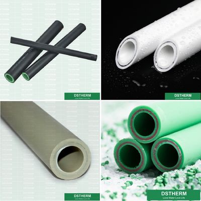 Gray Color Plastic Composite Ppr conduz a tubulação composta de alumínio de 110mm Ppr para o sistema de aquecimento