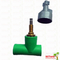 A válvula de porta Ppr revestiu a válvula de parada de bronze do mercado de Brasil da válvula resistente à corrosão com a tampa de Ppr