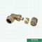 Encaixes de bronze rosqueados fêmeas cor de bronze Logo Screw Fittings Middle Weight personalizado de Pex do cotovelo
