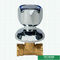 Válvula de bronze de bronze personalizada do galo de parada da tubulação de Logo Chrome Plated Concealed Water