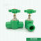 32×1 verde de” válvula de parada PN20 PPR resistente à corrosão