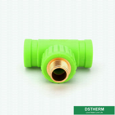 Os encaixes de tubulação ISO15874 plásticos verdes padrão igualam para dar forma a paredes internas lisas