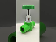 Válvula de esferas PPR de cobre-plástico de luxo resistente à corrosão