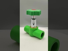 Válvula de esferas PPR de cobre-plástico de luxo resistente à corrosão