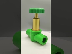 Válvula de esferas PPR de cobre-plástico de luxo resistente à corrosão