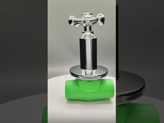 Válvula de esferas PPR de cobre-plástico de luxo resistente à corrosão