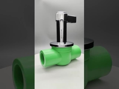 Válvula de esferas PPR de cobre-plástico de luxo resistente à corrosão