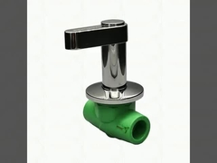 Válvula de esferas PPR de cobre-plástico de luxo resistente à corrosão