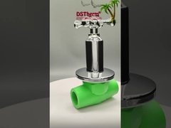 Valva de esferas de luxo revestida com cromo PPR com cartucho de cobre de núcleo de cobre