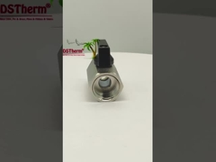 Valva de bola mini coberta de níquel para sistema de encanamento 1/2 