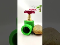 PPR cromado / Brass Stop Valve Globo Valve projetado para segurança e eficiência 20-110mm