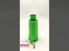 Plug de tubulação PPR Plug de teste PPR Plug de comprimento Plug personalizado Cor/Logo 1/2