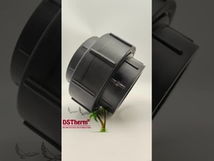 União de Plástico Preto PPR para Sistema de Tubulação Durabilidade Personalizável Resistência Química