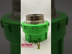 Fittings de tubos PPR de plástico de acoplamento de rosca masculina 75 * 2 1/2 