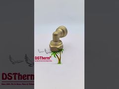 Cotovelo Rosca Fêmea Conexões Pex Latão Cor Latão Logotipo Personalizado Conexões de Parafuso Peso Médio