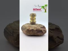 Dos encaixes de bronze rosqueados iguais do acoplamento de Pex cor de bronze peso personalizado Logo Screw Fittings Middle