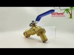 Banhado a ouro resistente clássico azul ferro lidar com bibcocks torneira de água torneira torneira de água