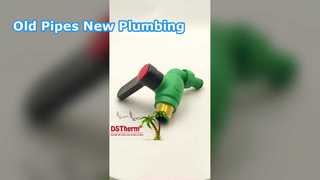 A válvula PPR Bibcock conecta o encanamento antigo ao novo