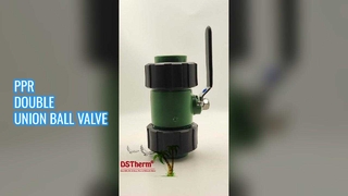 Válvula de esfera de união dupla PPR fácil instalação