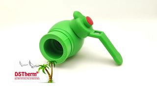 Solução de alta pressão para válvula de esfera de latão DSTHERM PPR