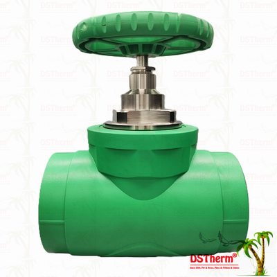 7 mm Espessura Lavadora PPR Portão válvula Fluxo pesado Instalação fácil Anti-ferrugem durável