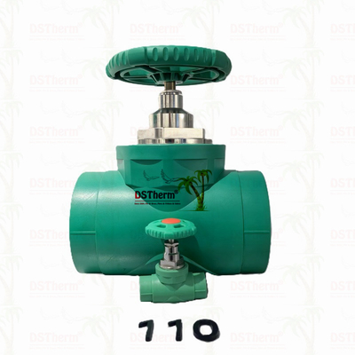 7 mm Espessura Lavadora PPR Portão válvula Fluxo pesado Instalação fácil Anti-ferrugem durável