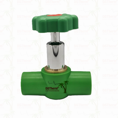 Válvula de esferas PPR de cobre-plástico de luxo resistente à corrosão