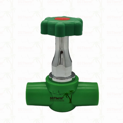 Válvula de esferas PPR de cobre-plástico de luxo resistente à corrosão