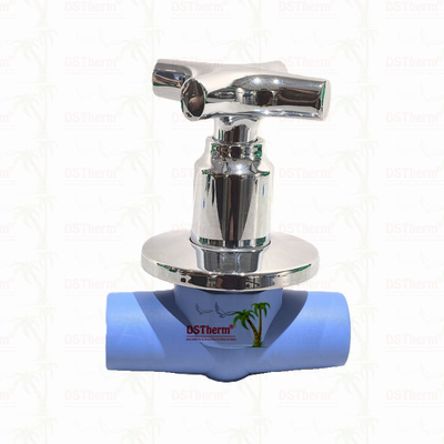 Válvula de esferas PPR de cobre-plástico de luxo resistente à corrosão