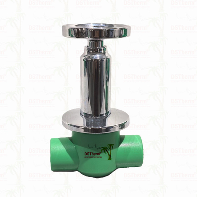 Válvula de esferas PPR de cobre-plástico de luxo resistente à corrosão
