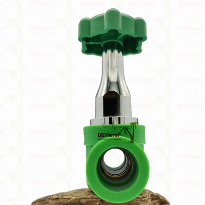 Válvula de esferas PPR de cobre-plástico de luxo resistente à corrosão