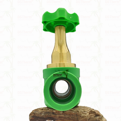Válvula de esferas PPR de cobre-plástico de luxo resistente à corrosão
