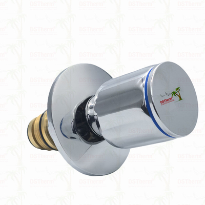 Ppr Cromo revestido válvula de parada com alça antiderrapante de baixa manutenção 20-32mm tamanho personalizável