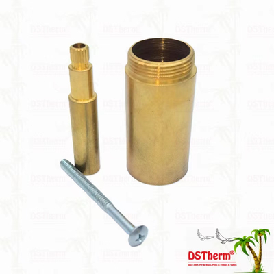 Brass / Cromo revestido de extensão da válvula 1/2 " - 1" Tamanho personalizado