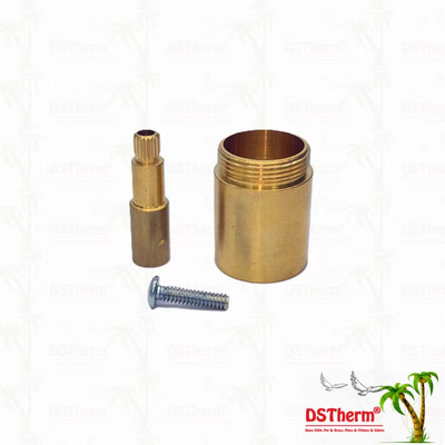 Brass / Cromo revestido de extensão da válvula 1/2 " - 1" Tamanho personalizado