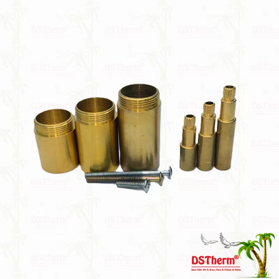 Brass / Cromo revestido de extensão da válvula 1/2 " - 1" Tamanho personalizado