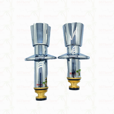 Brass / Cromo revestido de extensão da válvula 1/2 " - 1" Tamanho personalizado