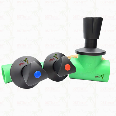 Valva de travagem Ppr de chapa preta com alça triangular Valva de precisão de fluxo preta com revestimento negro eletroforético