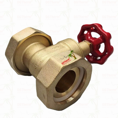 Válvula de porta da União de latão com alça de ferro fundido vermelho de alto fluxo 1/2 "-4" Tamanho personalizado