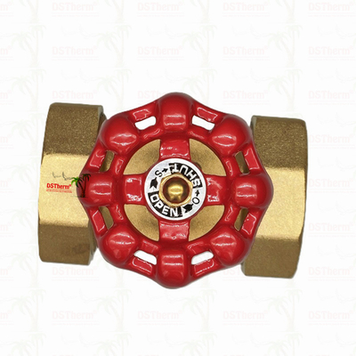 Válvula de porta da União de latão com alça de ferro fundido vermelho de alto fluxo 1/2 "-4" Tamanho personalizado