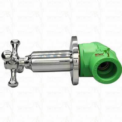 Valva de esferas de luxo revestida com cromo PPR com cartucho de cobre de núcleo de cobre