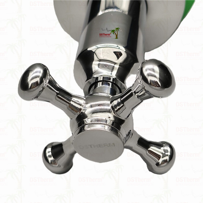 Valva de esferas de luxo revestida com cromo PPR com cartucho de cobre de núcleo de cobre