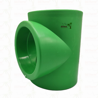 PPR Equal Tee para sistema de tubulação PN25 DN160 Alta durabilidade Eco Consciente