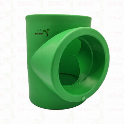 PPR Equal Tee para sistema de tubulação PN25 DN160 Alta durabilidade Eco Consciente