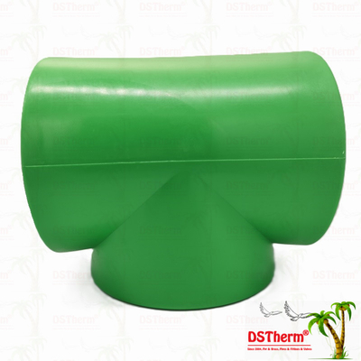 PPR Equal Tee para sistema de tubulação PN25 DN160 Alta durabilidade Eco Consciente