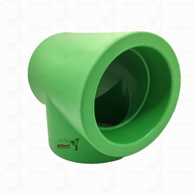 PPR Equal Tee para sistema de tubulação PN25 DN160 Alta durabilidade Eco Consciente