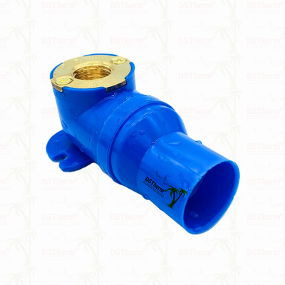 Conexões PEX Azul Cotovelo PEX Resistente à Corrosão Instalação Flexível Cor Personalizada