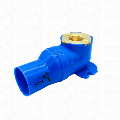 Conexões PEX Azul Cotovelo PEX Resistente à Corrosão Instalação Flexível Cor Personalizada