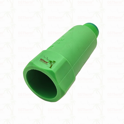Plug de tubulação PPR Plug de teste PPR Plug de comprimento Plug personalizado Cor/Logo 1/2" 3/4"