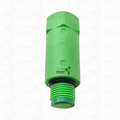 Plug de tubulação PPR Plug de teste PPR Plug de comprimento Plug personalizado Cor/Logo 1/2" 3/4"